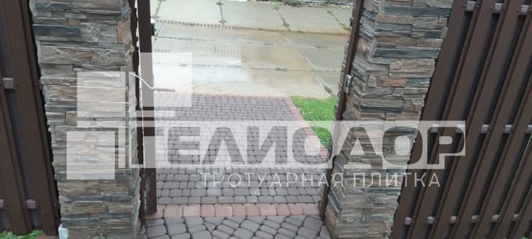 Тротуарная плитка Классика 1КЛ6ф Колор микс - фото 3