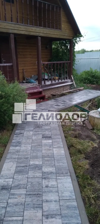 Тротуарная плитка Прямоугольник 4П6ф 400*200*60 Колормикс №5 - фото 1